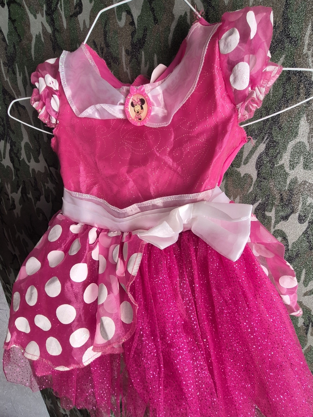 Official Disney Store Minnie Mouse Pink Costume Dress SIZE 2-4T
